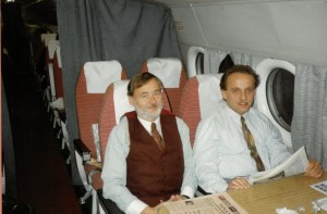 1993_Peter Fuchs and Heinz Fleischmann travelling internationally